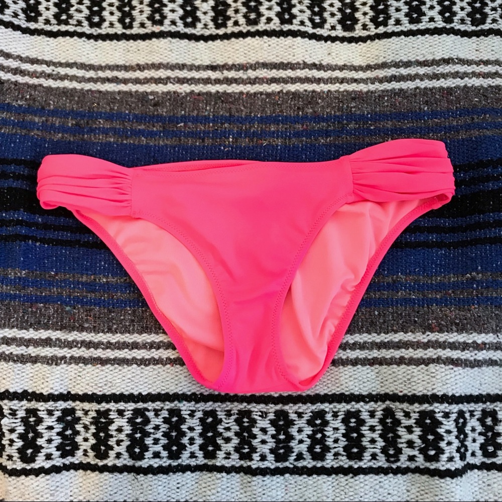 Victoria’s Secret Coral Tab Side Bikini Bottoms